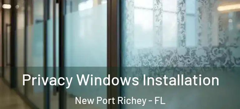  Privacy Windows Installation New Port Richey - FL