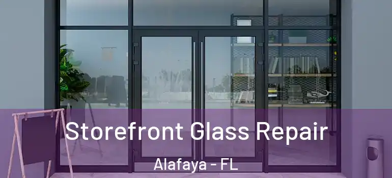 Storefront Glass Repair Alafaya - FL